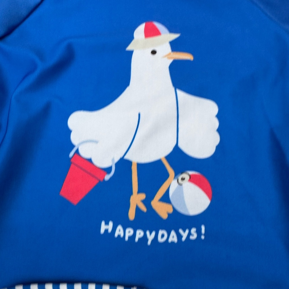 H&M Blue Seagull Rashguard Set - Picture 3 of 9